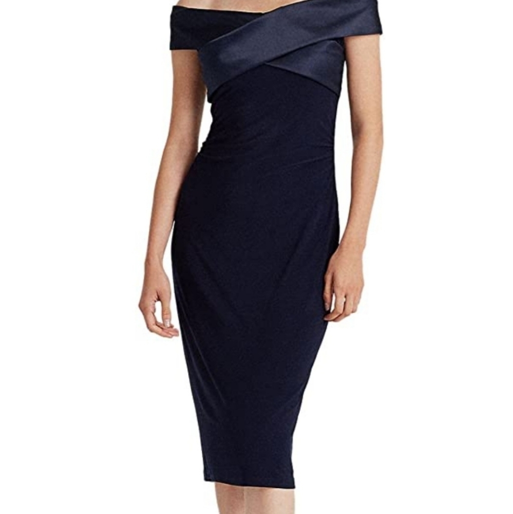 Ralph Lauren Criss Cross Midi Dress